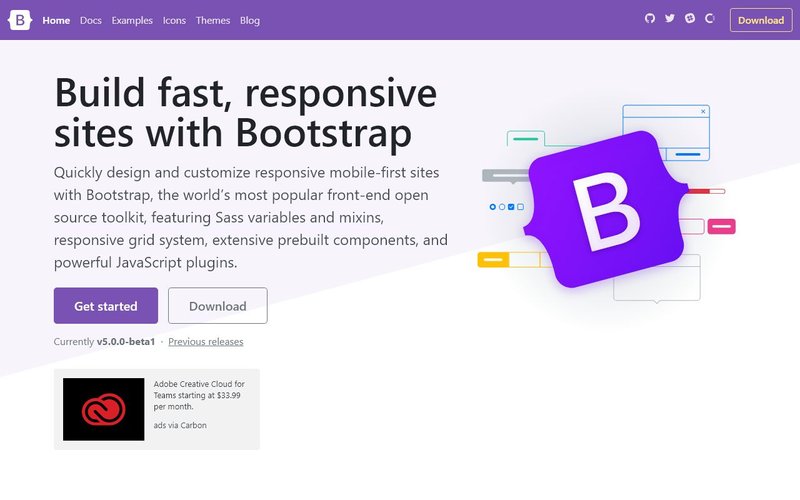 Bootstrap The most popular