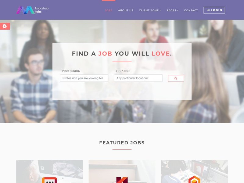 21 Bootstrap Jobs Job Board