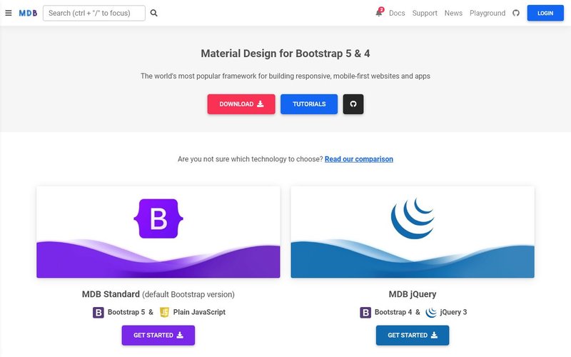 Material Design for Bootstrap