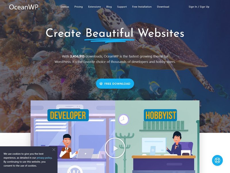 OceanWP WordPress theme