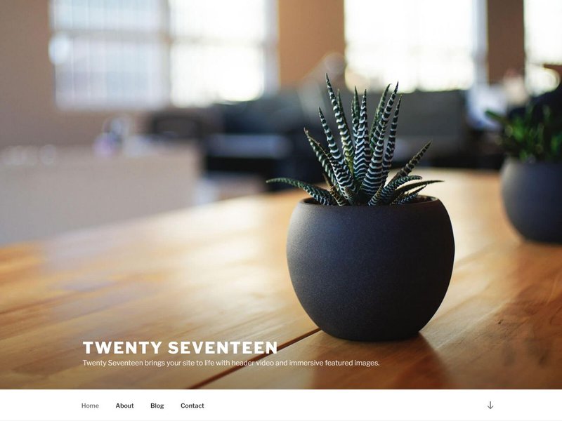 Twenty Seventeen - Free Popular WordPress theme