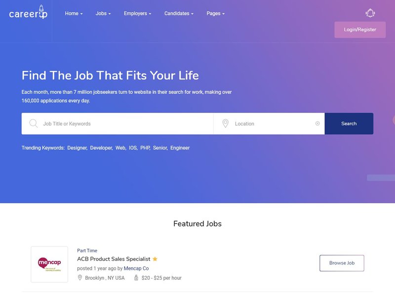 9 CareerUp Job Board WordPress