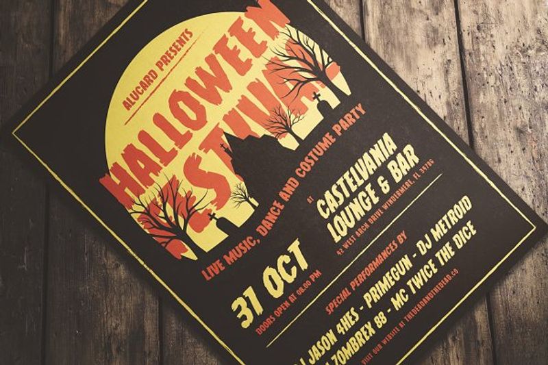 Halloween Festival Flyer