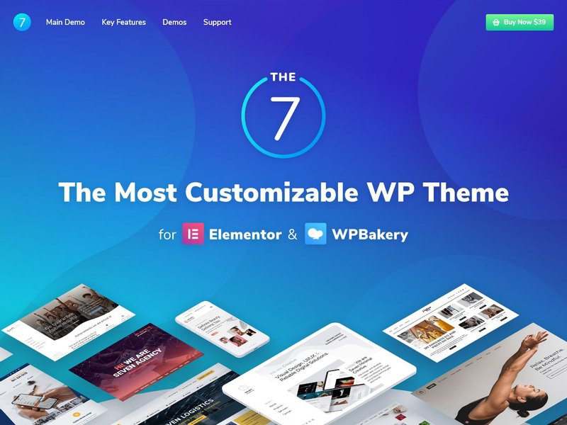 The7 Multi Purpose Website