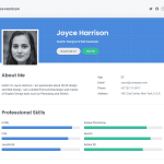 Free Resume Website Template for Job Seekers built with Bootstrap
