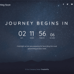 Free Launch Page with Countdown Timer and Video Background
