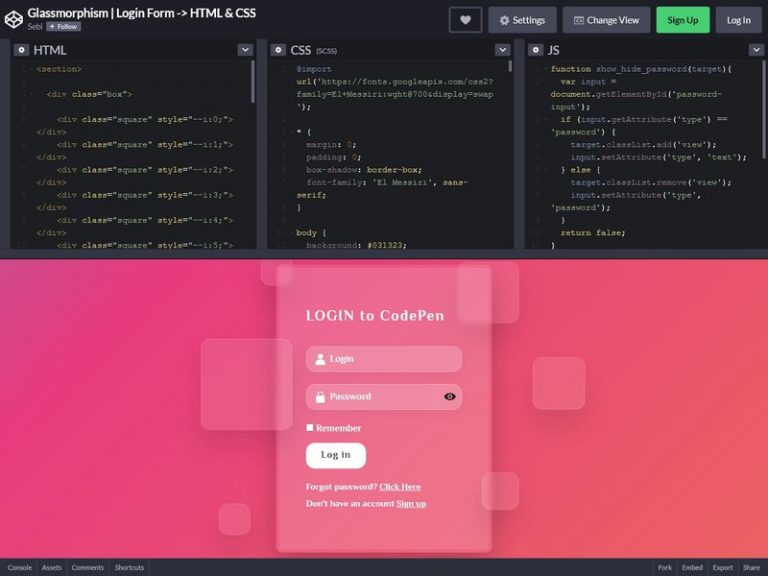 15 Glassmorphism Design Code Snippets and Working Examples - Super Dev ...