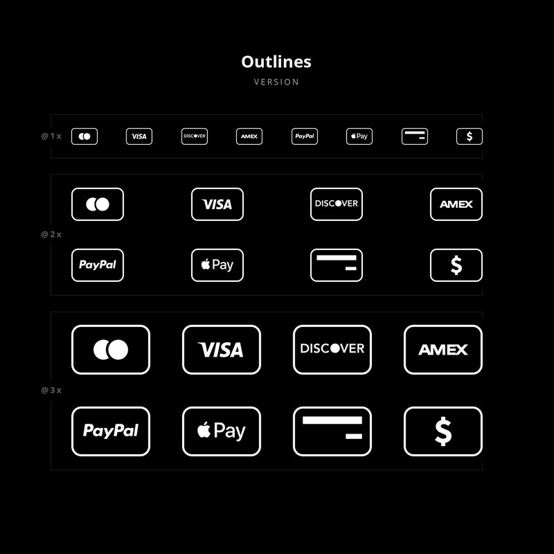 Credit Card Payment Icons