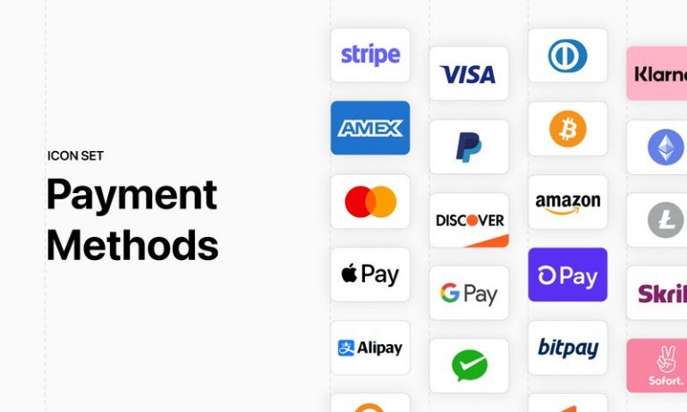 16+ Free Payment Method Icon Sets - Download SVG, PNG for E-commerce ...