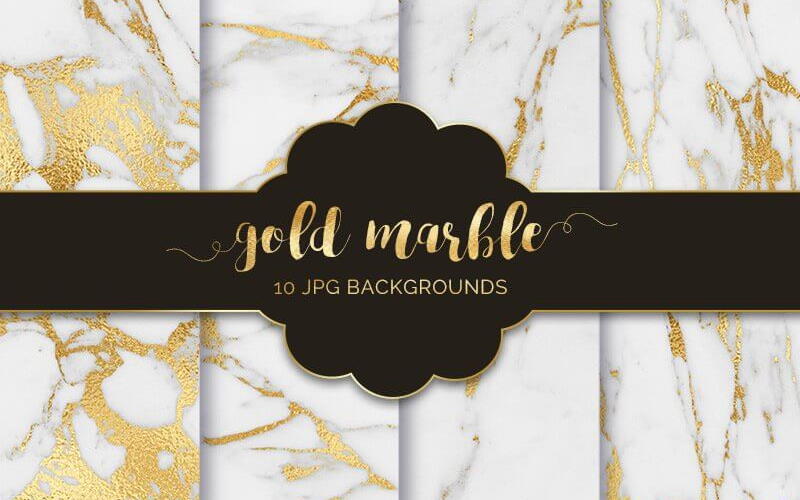 Gold Marble Texture Backgrounds