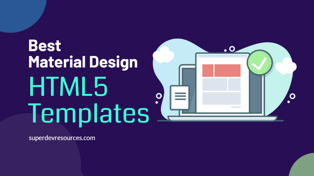 Material Design HTML Templates