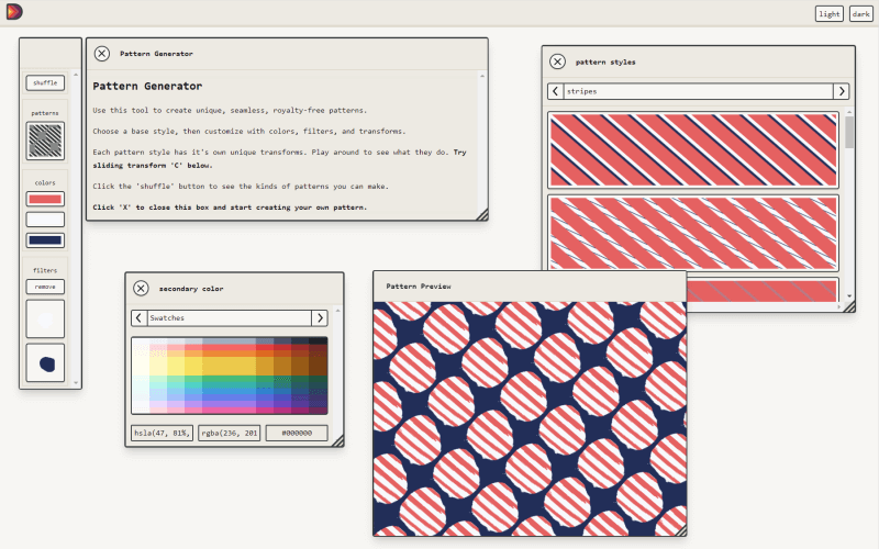 doodad pattern generator