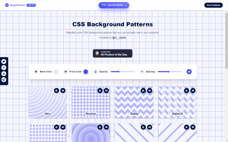 magic patterns css