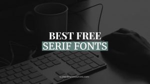 25 Best Free Serif Fonts for Designers 2022 - Super Dev Resources