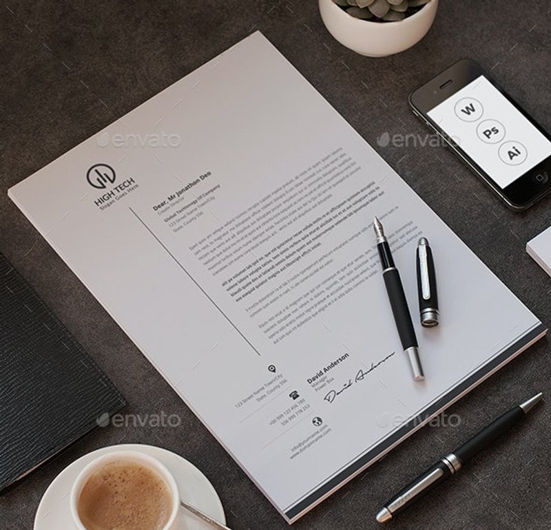 Clean Letterhead Template