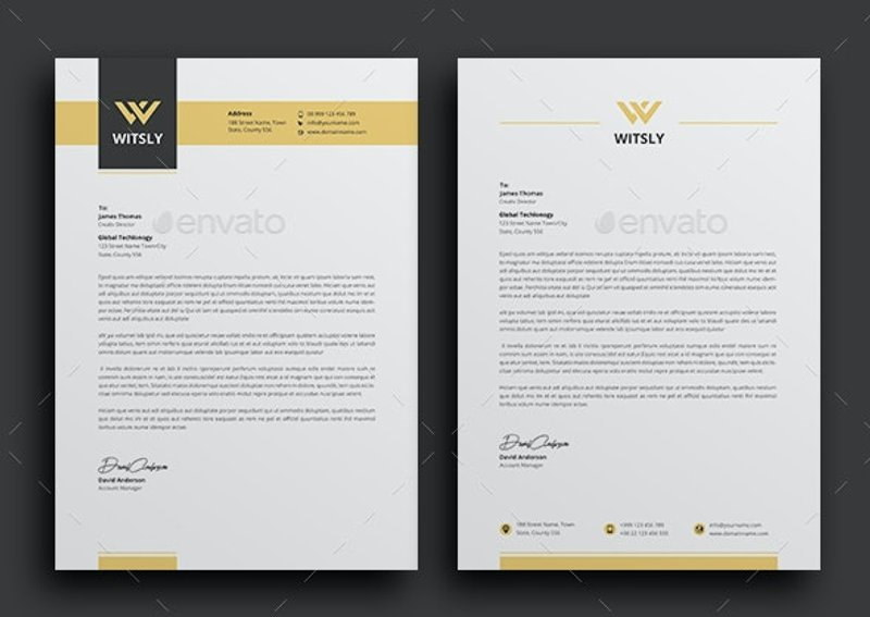 Professional Letterhead Simple Design