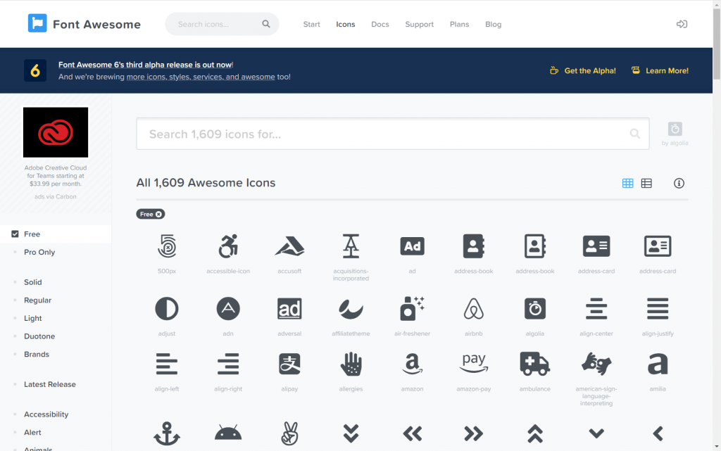 21 Free SVG Icon Sets for Commercial Use in Web Design - Super Dev