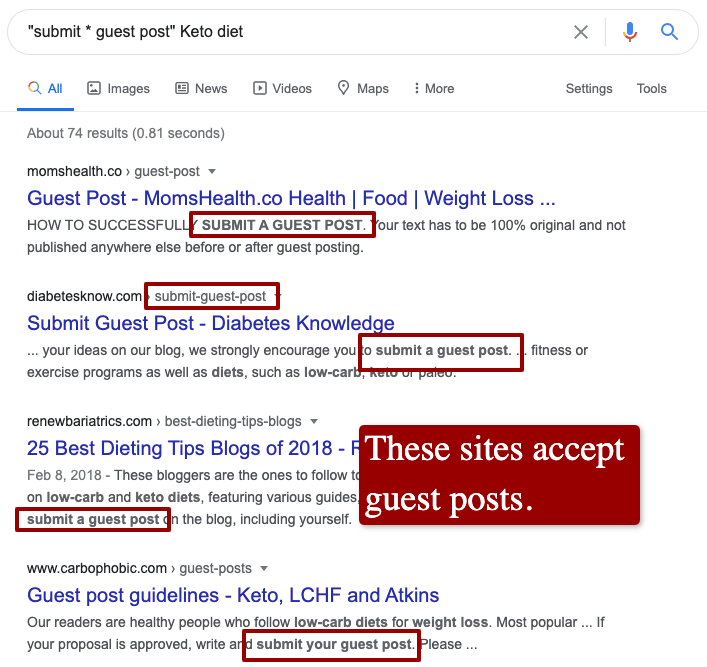 google submit guest post