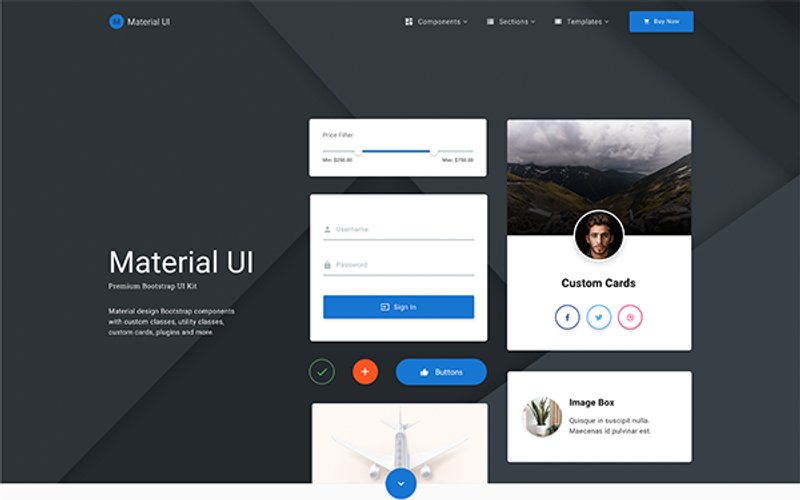 Material UI Premium Bootstrap