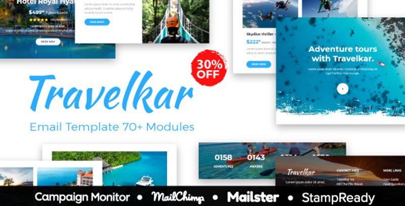 Travelkar Responsive Email for