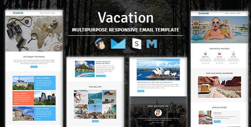 Vacation Multipurpose Responsive Email