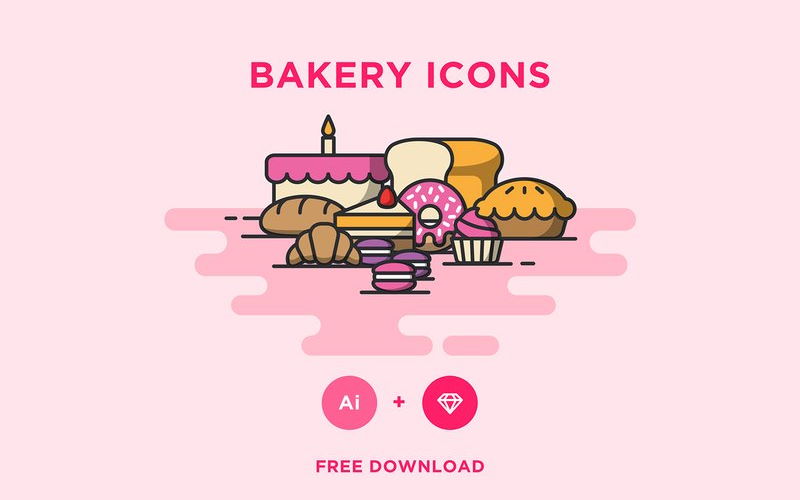 free bakery icons