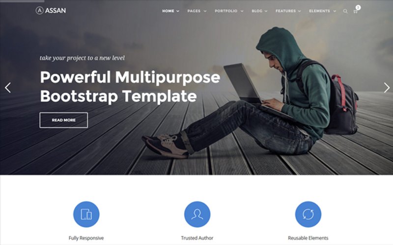 Assan Multipurpose Template UI