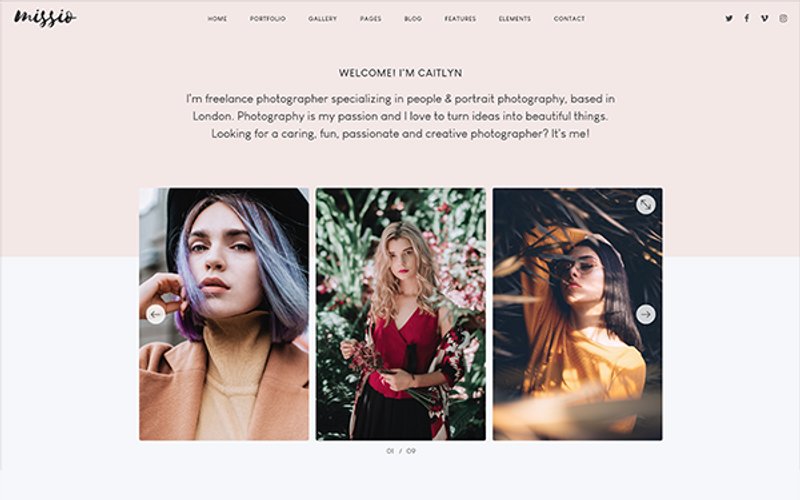 Missio Photography Template by