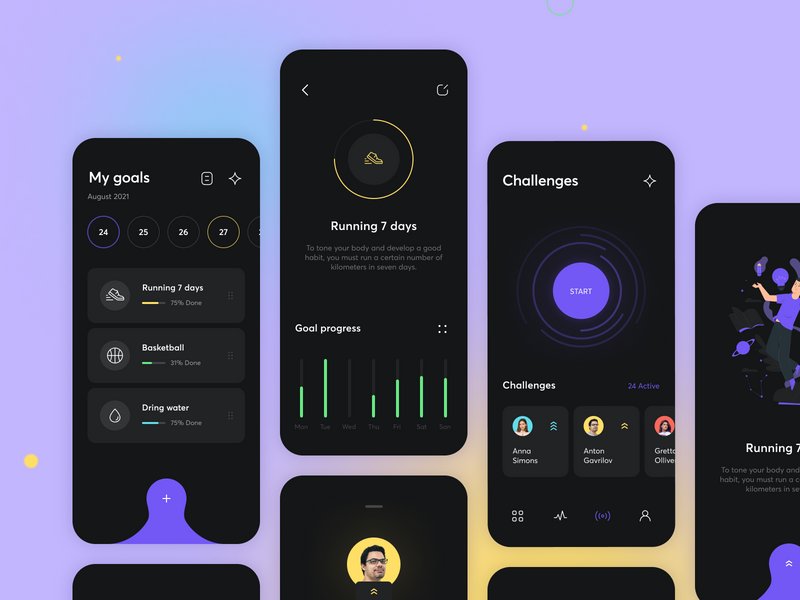 Motivation App Design by