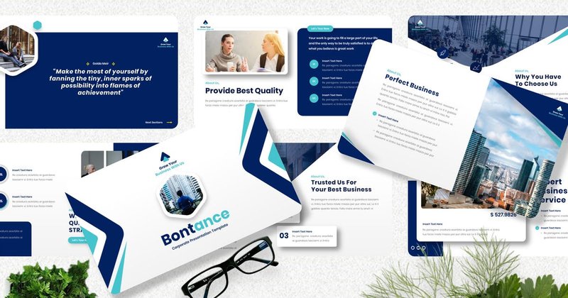 bontance corporate powerpoint template