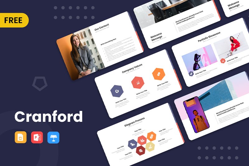 Modern PowerPoint Template NOTO Influencer Company Presentation PPT Template