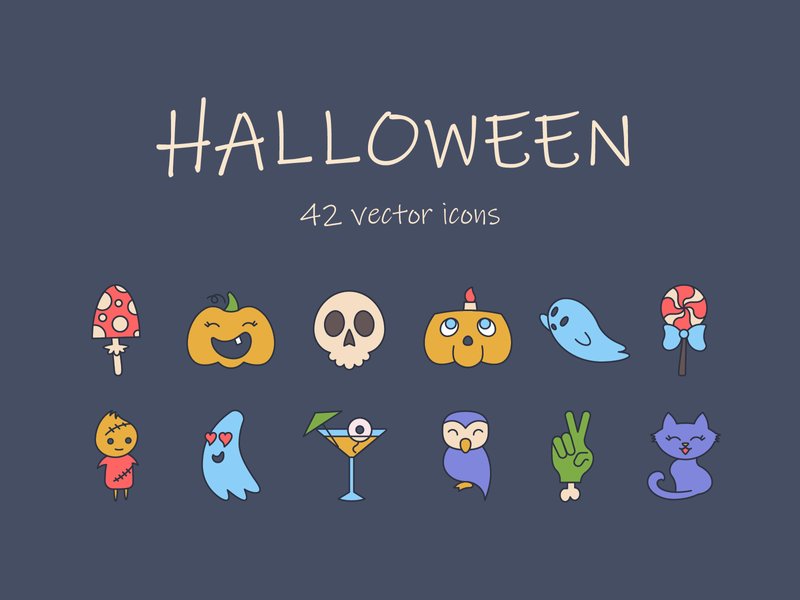 cute halloween freebie icons