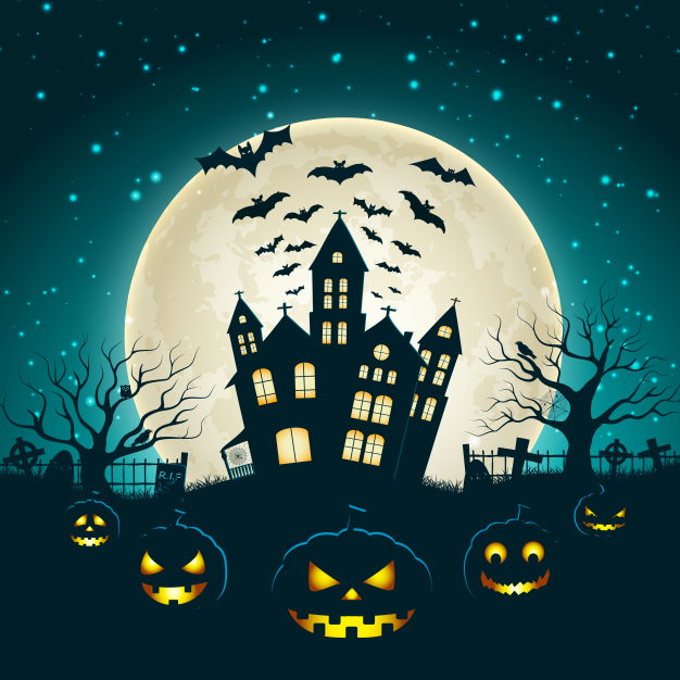 22 Free Halloween Backgrounds And Poster Templates Super Dev Resources