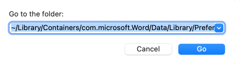 microsoft word cannot be opened because of a problem mac
