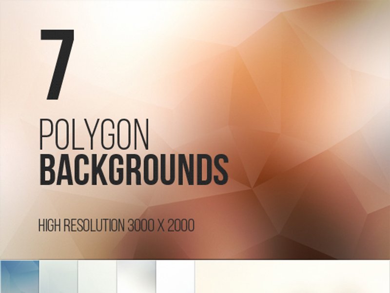 Free Blurred Polygon Backgrounds