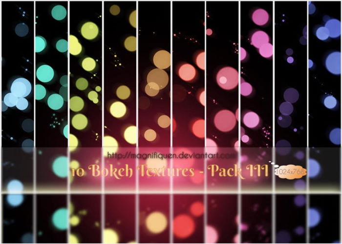 Free Bokeh Light Textures Pack