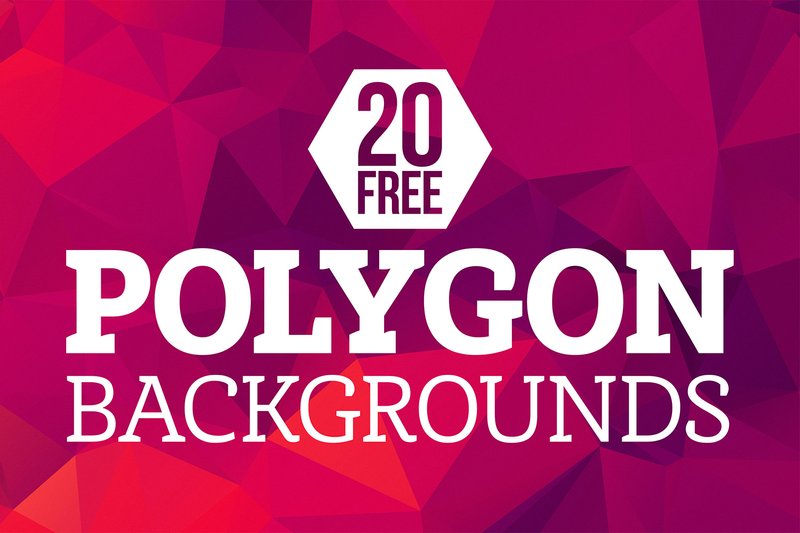 Free Geometric Polygon Backgrounds