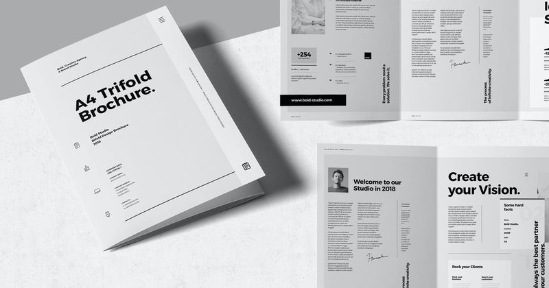 multipurpose trifold brochure template