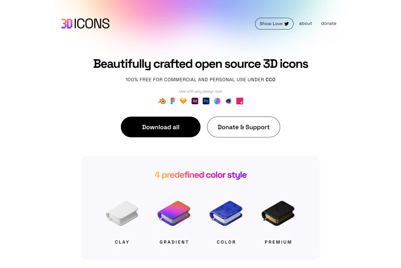 dicons open source D icons free