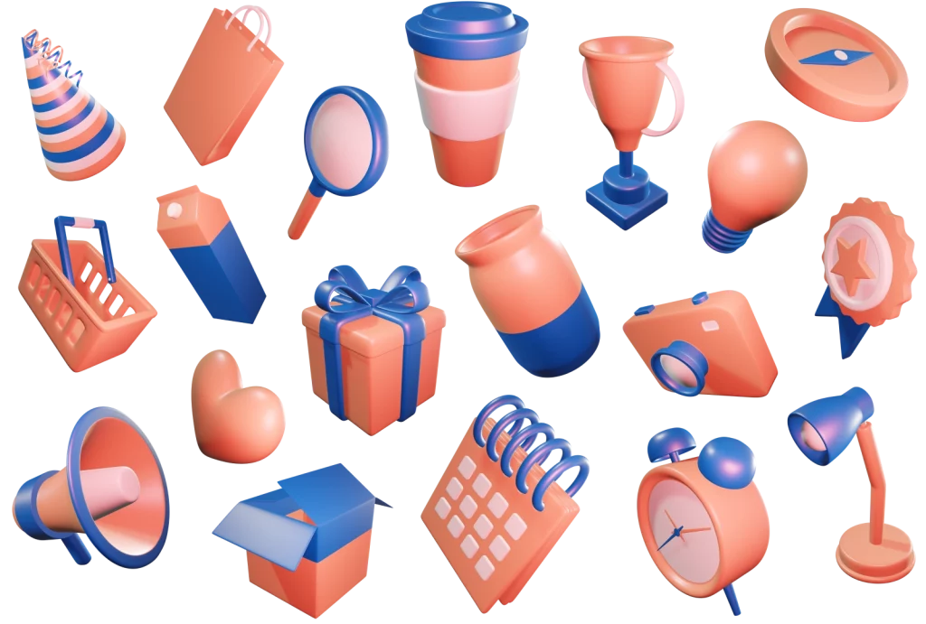 free d illustration pack figma png