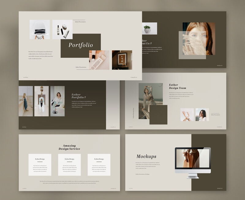 minimalist powerpoint template