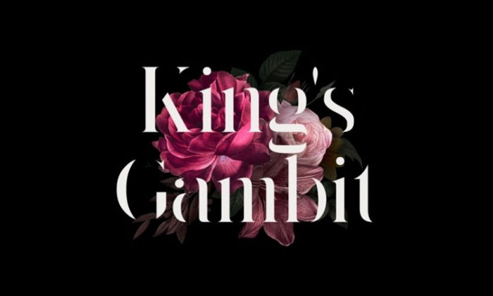 kings gambit modern serif font