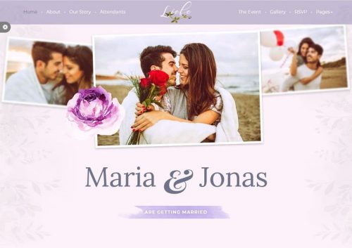 18 Beautiful Wedding Website HTML Templates (Free & Premium) - Super ...