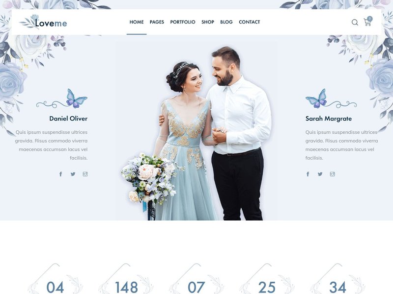 loveme wedding wedding planner html template