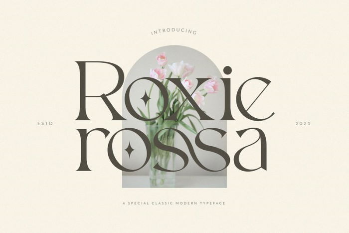 roxie rossa free ligature serif font