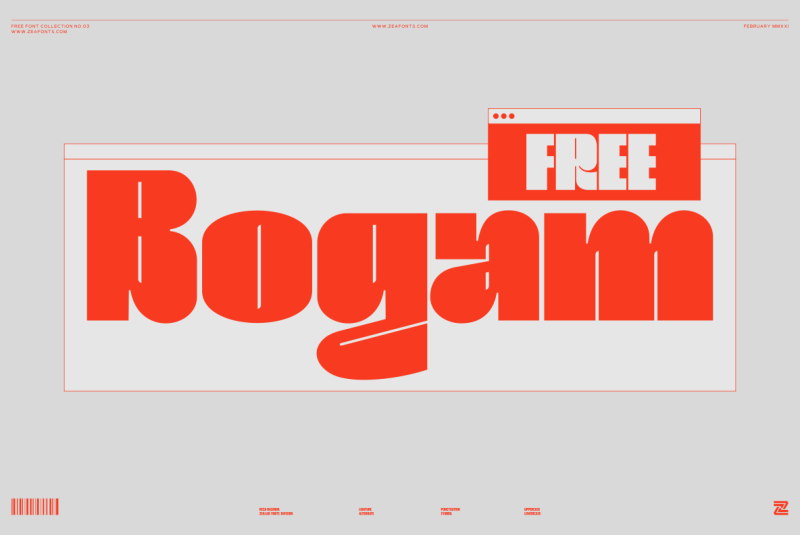 bogam free urban sans serif font