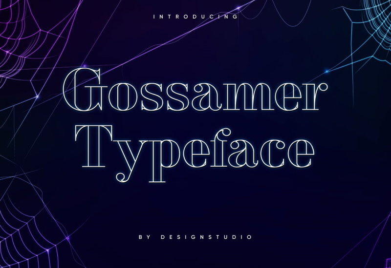 gossamer free outline serif font