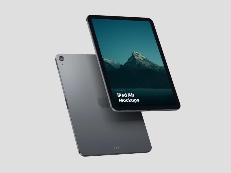 free high resolution ipad air mockup