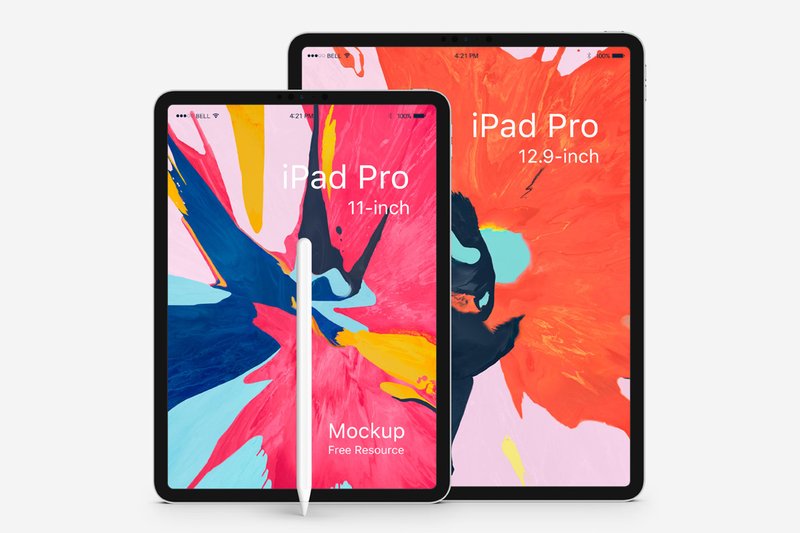 ipad pro apple pencil mockup