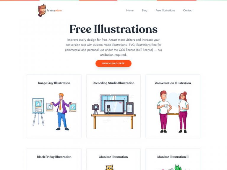 18 Top Places to Find Free Illustrations for Websites and Apps - Super ...